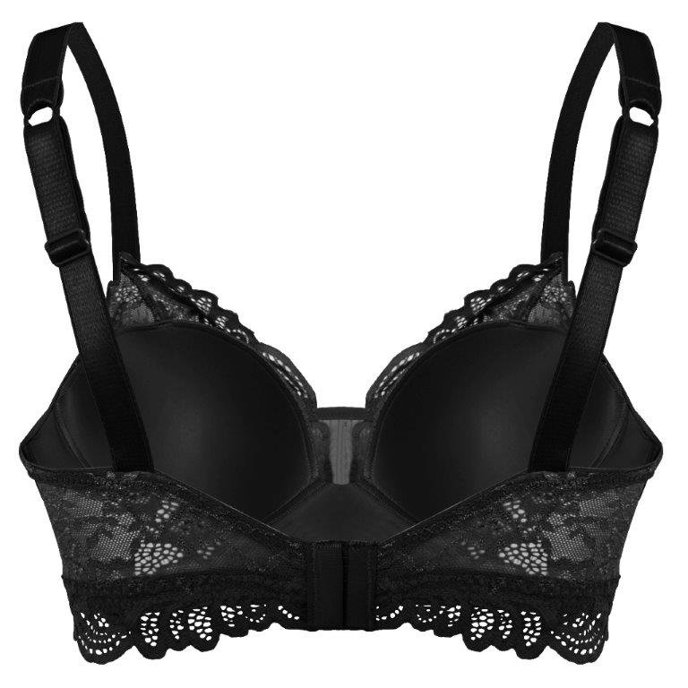 Bralette Negro Sin Varilla Playtex