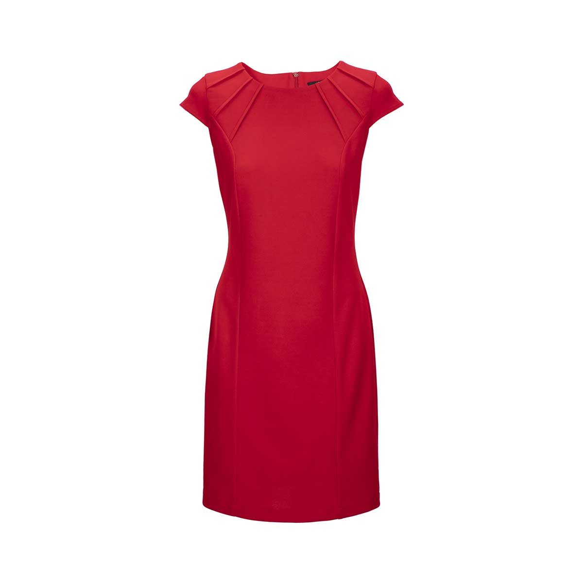 Vestido Recto con Manga Corta Lady London