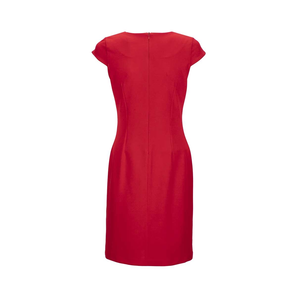 Vestido Recto con Manga Corta Lady London
