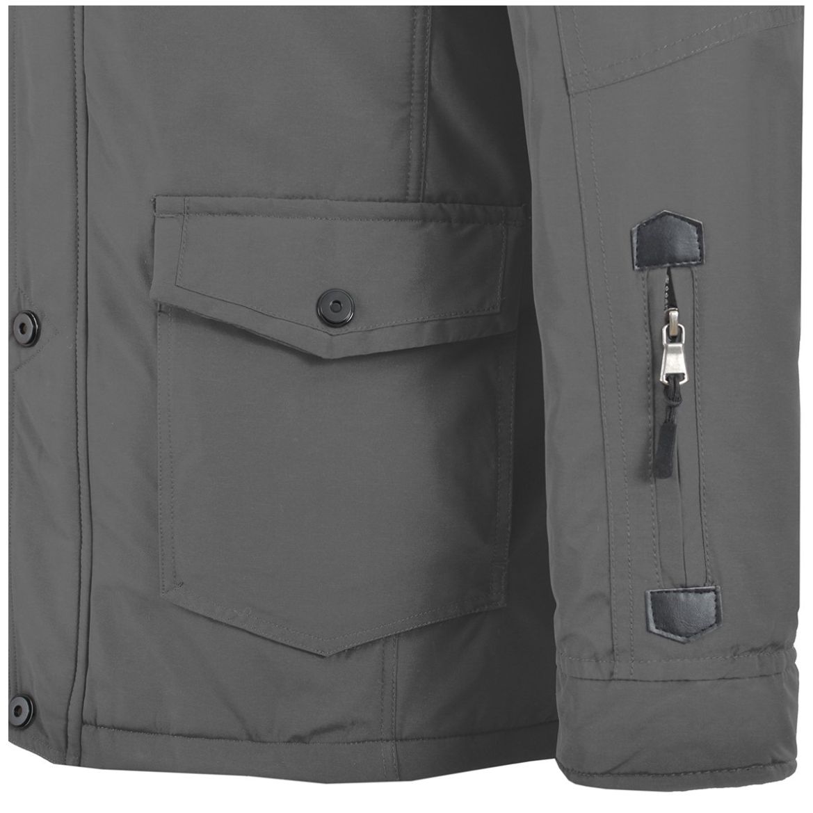 Chamarra Cazadora con Gorro Banana Limon para Caballero