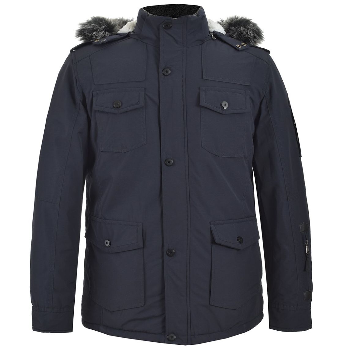 Chamarra Cazadora con Gorro Banana Limon para Caballero