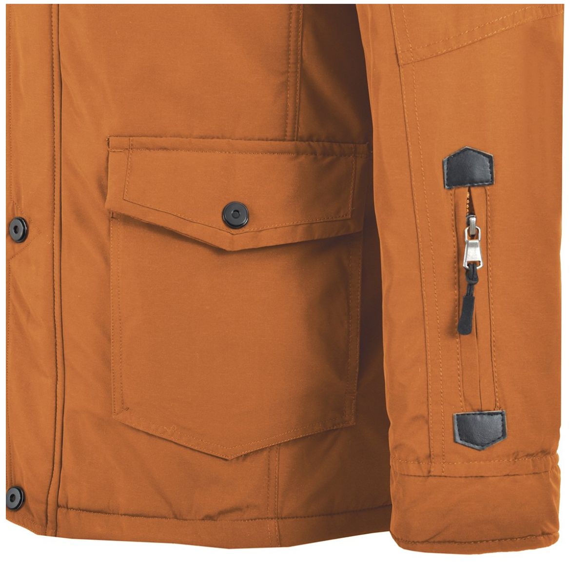 Chamarra Cazadora con Gorro Banana Limon para Caballero