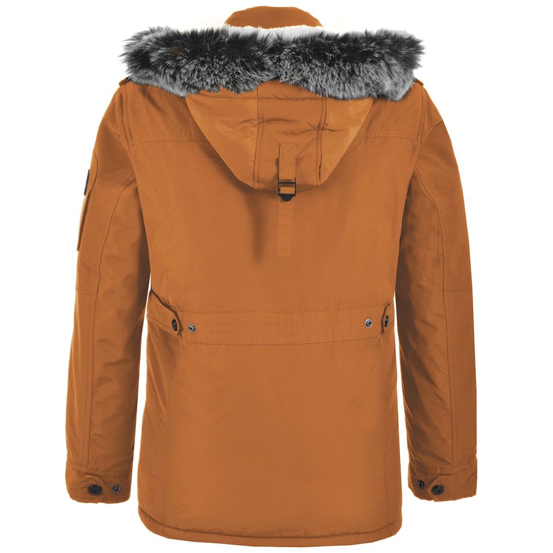 Chamarra Cazadora con Gorro Banana Limon para Caballero