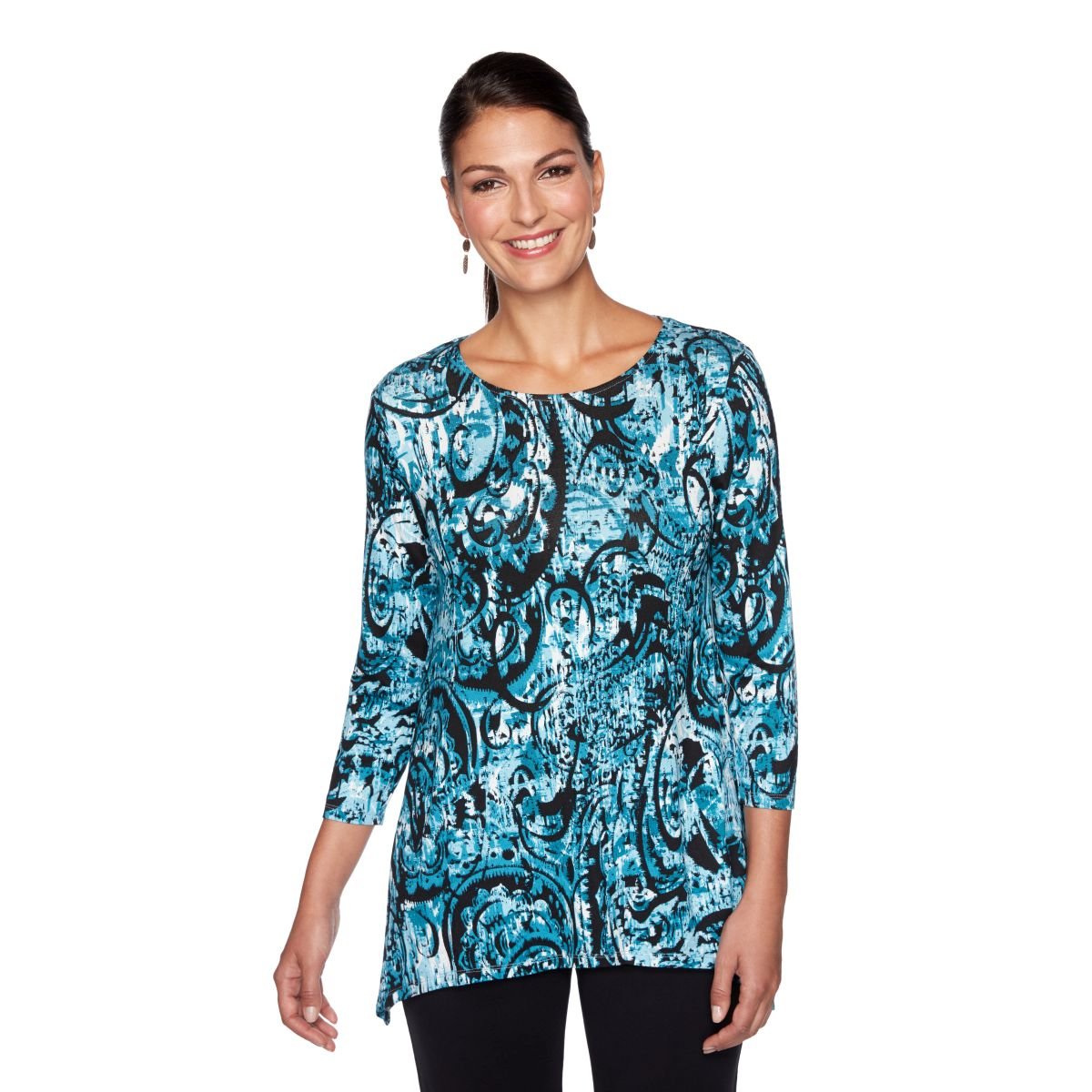 Blusa para Dama Estampada Ruby Rd