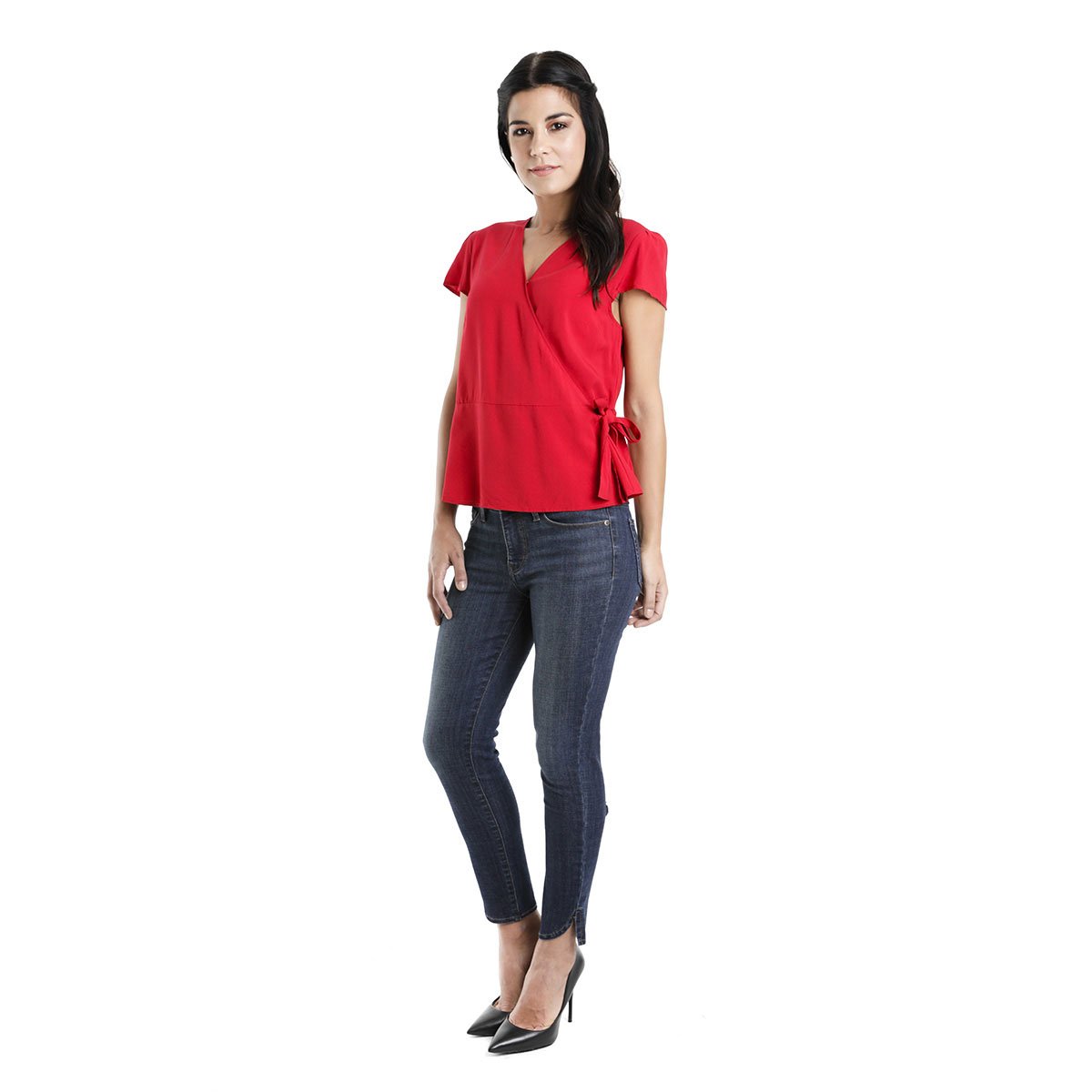 Blusa Manga Corta Cuello V Dockers