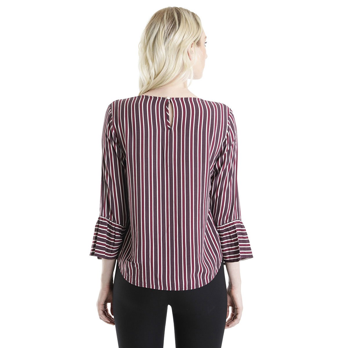 Blusa Manga Asimetrica 3/4 Cuello Redondo Dockers