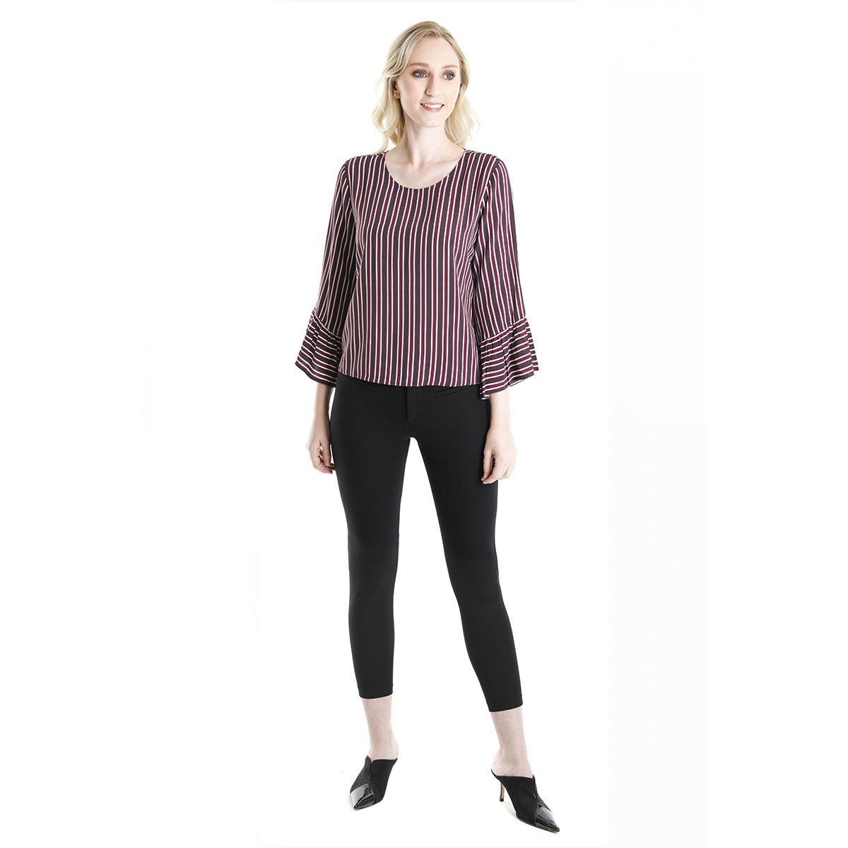 Blusa Manga Asimetrica 3/4 Cuello Redondo Dockers