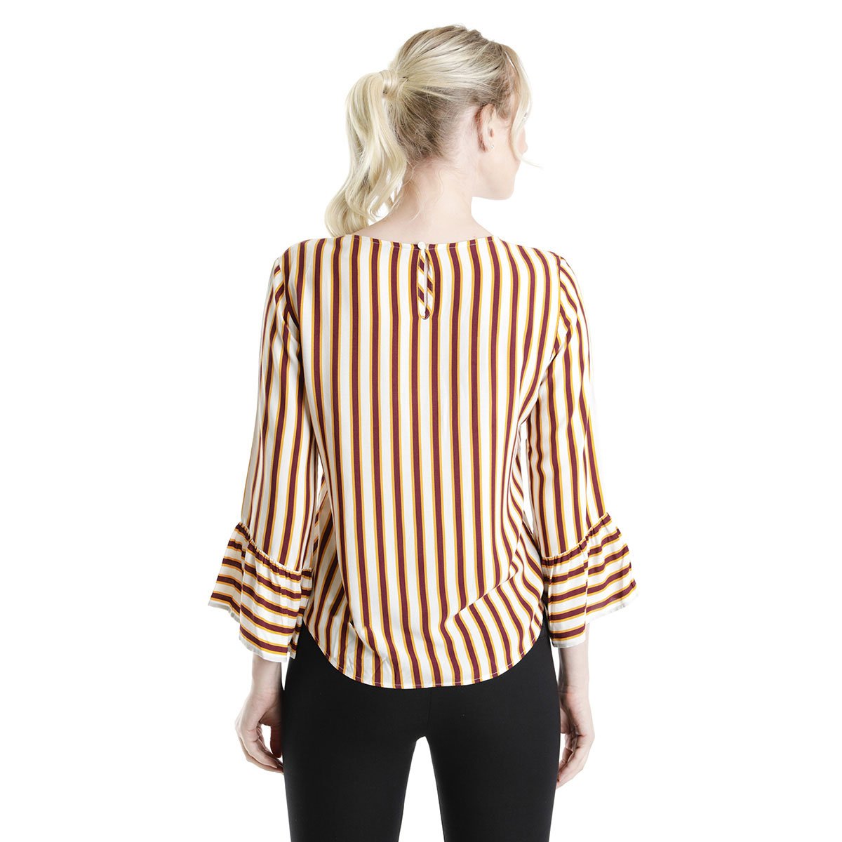Blusa Manga Asimetrica Cuello Redondo Dockers
