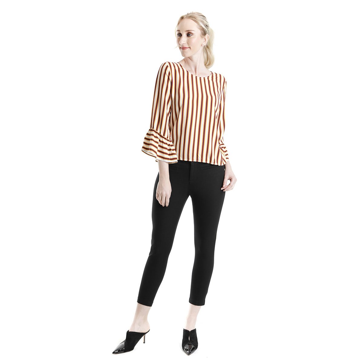 Blusa Manga Asimetrica Cuello Redondo Dockers
