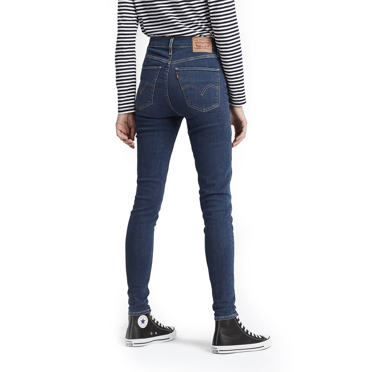 Jeans Gris Super Skinny Levis para Dama