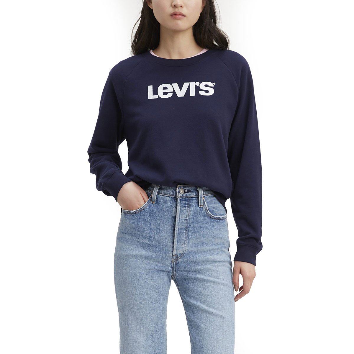 Sudadera Azul Levis para Dama