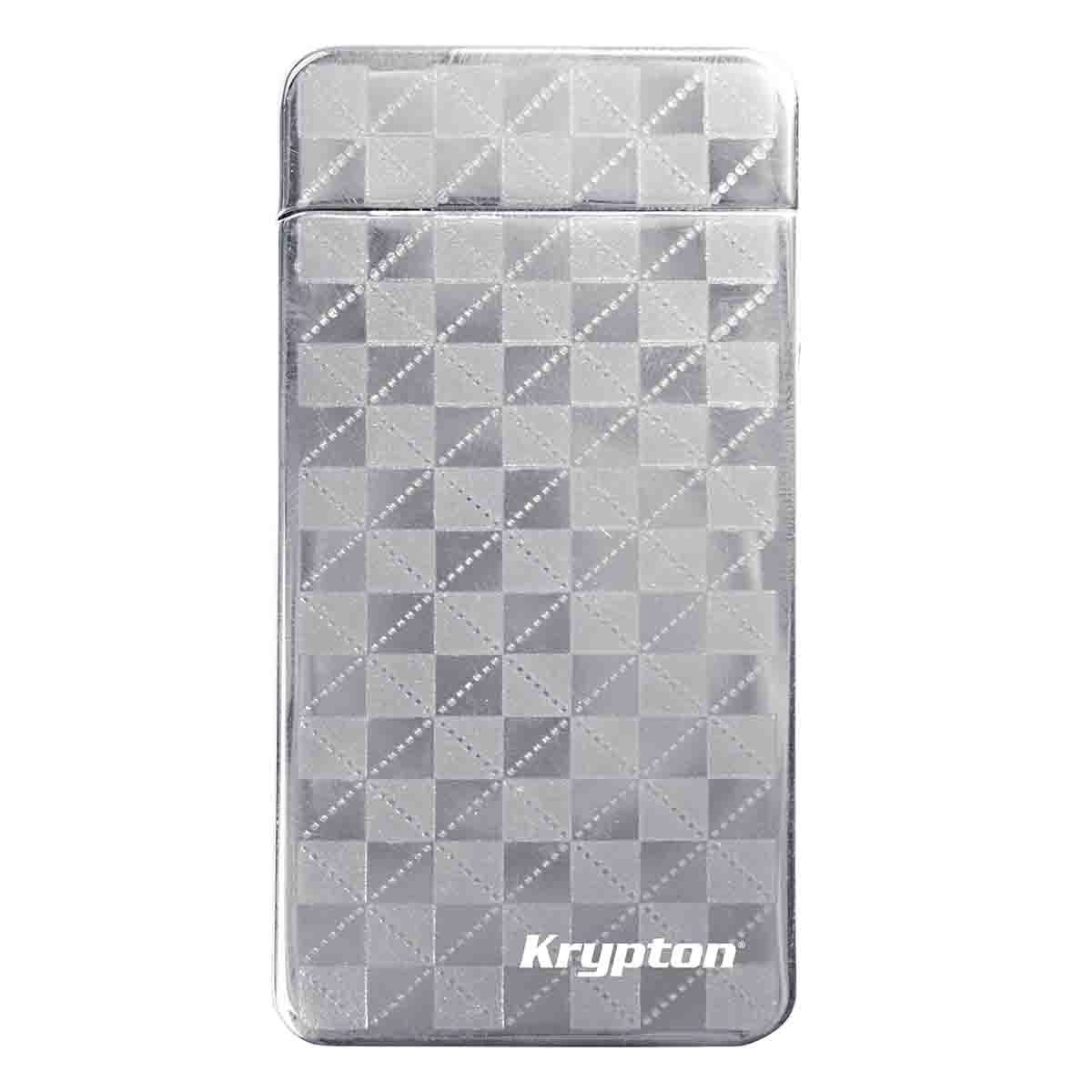 Encendedor Krypton Gris con Cable Usb Integrado