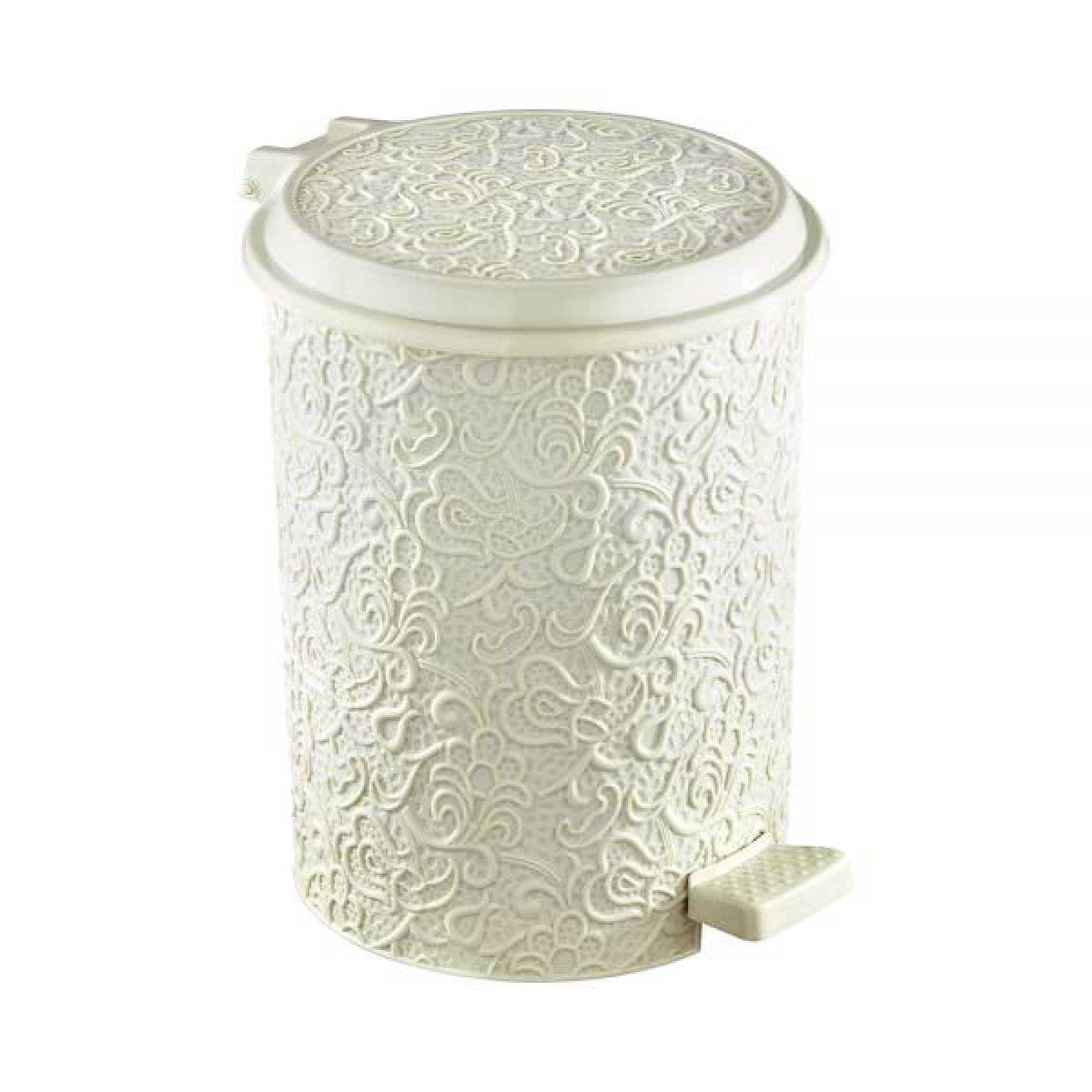 Bote De Basura Con Pedal Ivy Beige 17 Lt Elif