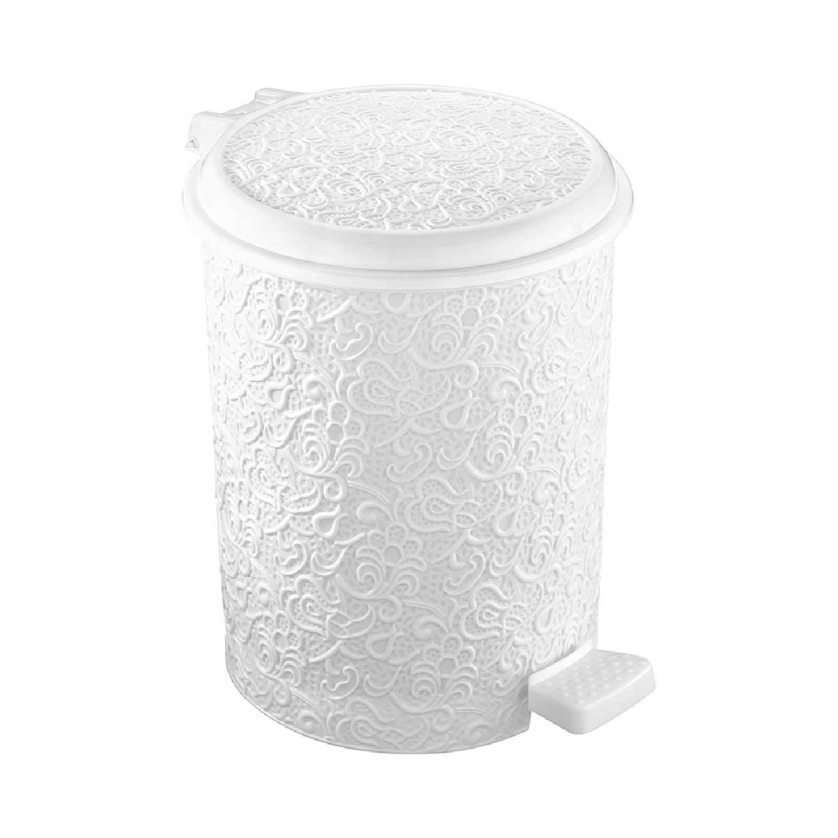 Bote De Basura Con Pedal Ivy Blanco 17 Lt Elif