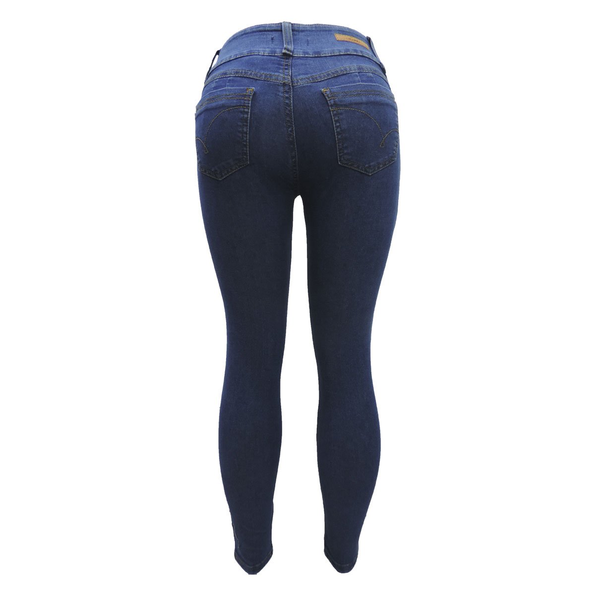 Jeans Skinny Bordado en Bolsas Mussa