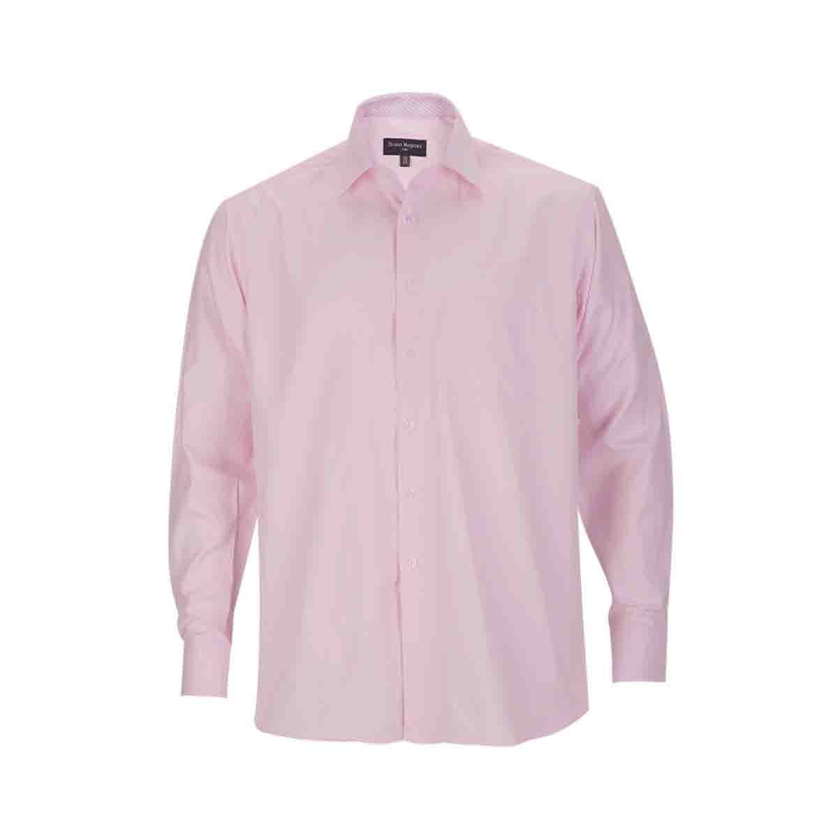 Camisa de Vestir Rosa Claro Bruno Magnani