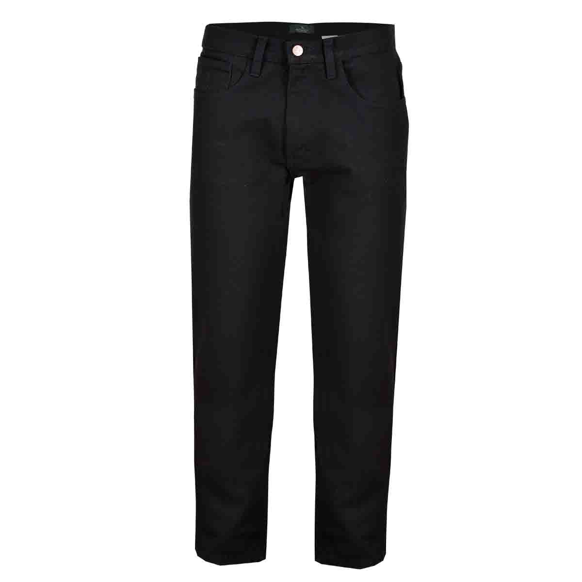 Jeans Negro Corte Recto Polo Club