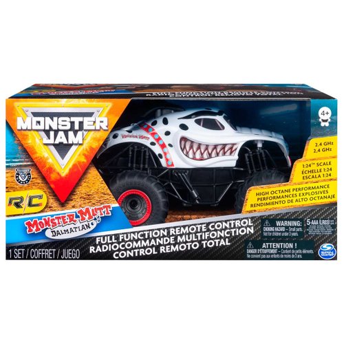Monster Jam Rc 1:24 Monster Mutt Dalmatian Spin Master