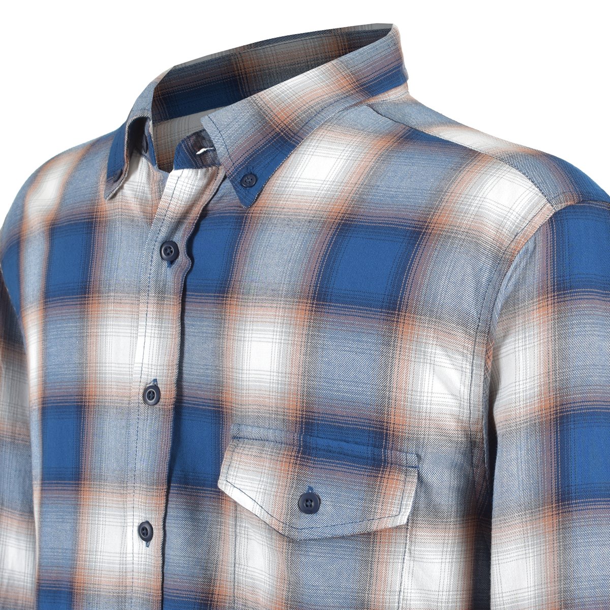 Camisa Manga Larga Cuadros Jeanious Plus Jnmx219-Oc0159