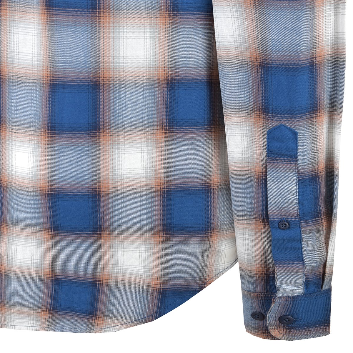 Camisa Manga Larga Cuadros Jeanious Plus Jnmx219-Oc0159