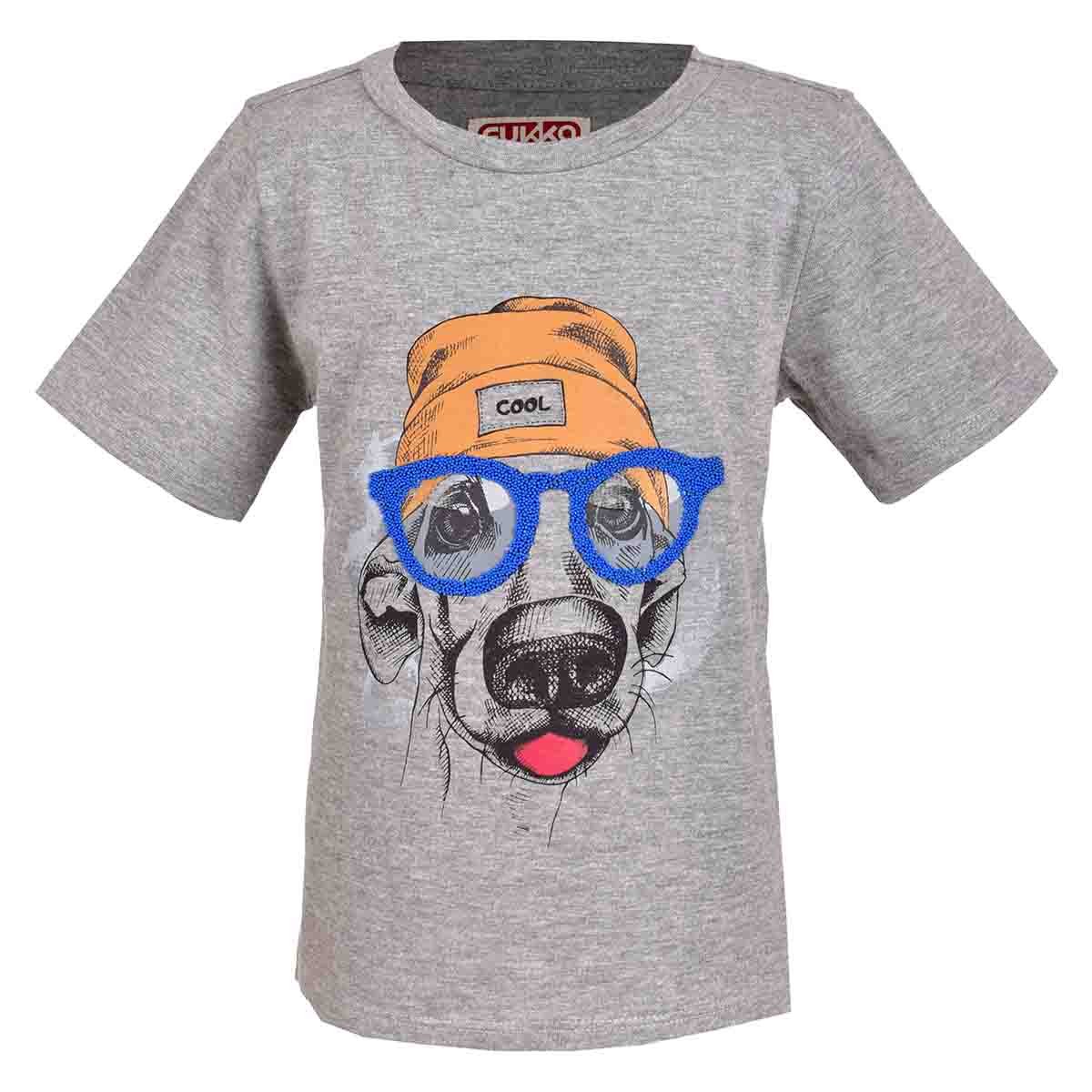 Playera Manga Corta Estampada Fukka