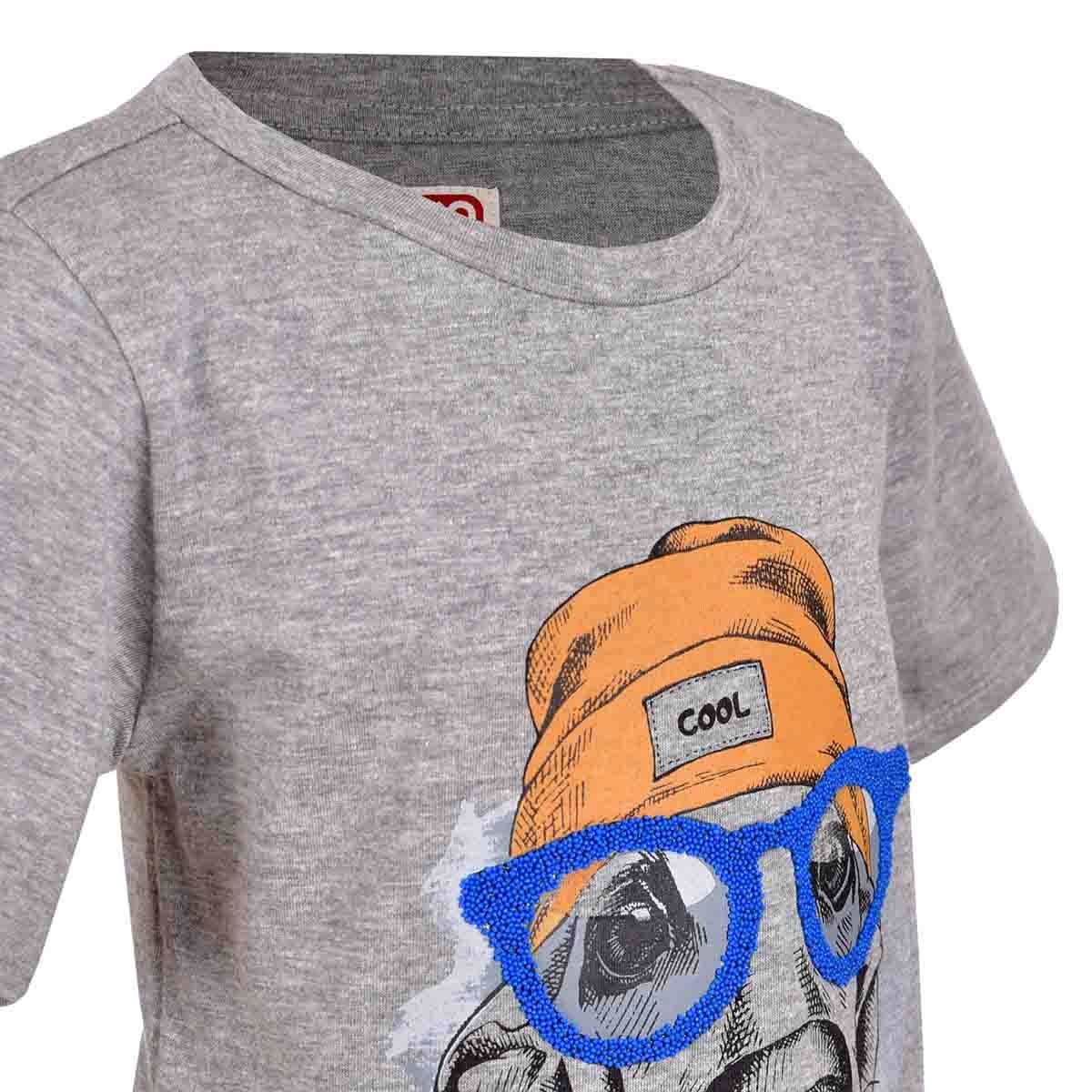 Playera Manga Corta Estampada Fukka
