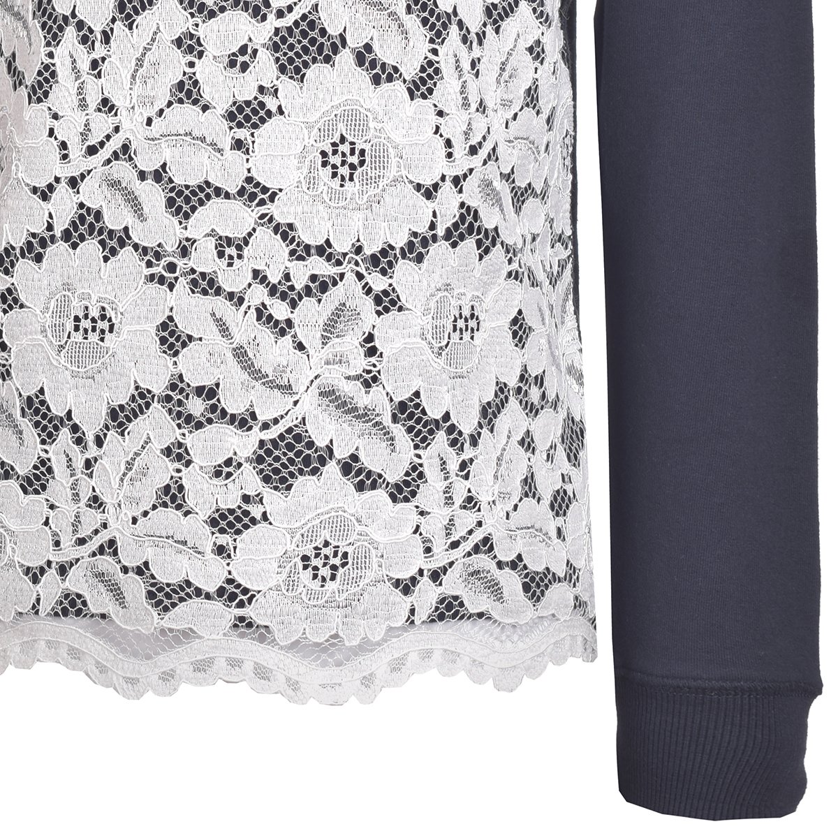 Sudadera con Encaje Jeanious
