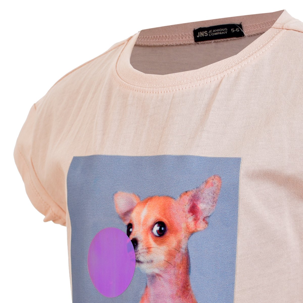 Playera Manga Corta con Grafico Jeanious