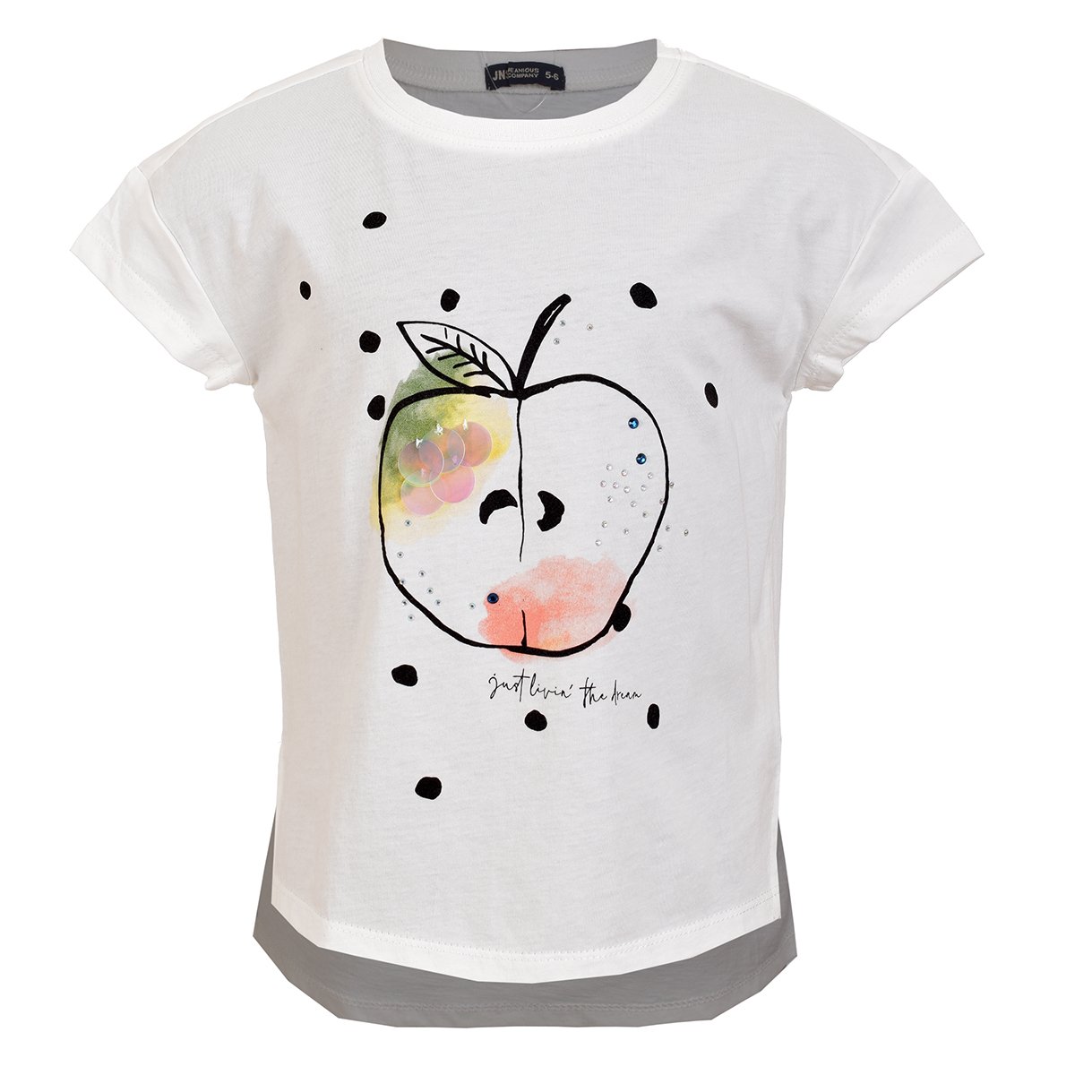 Playera Manga Corta con Grafico Jeanious