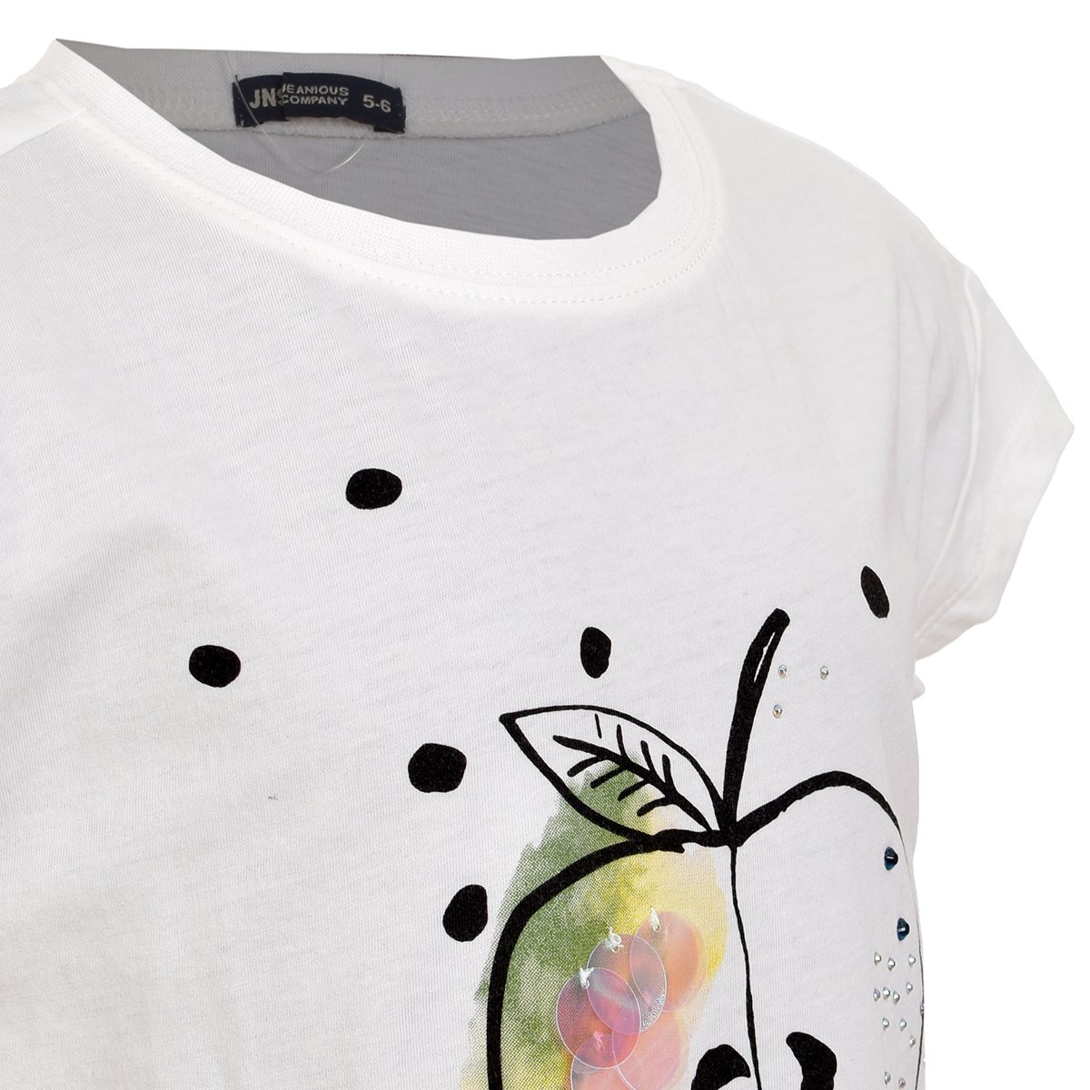 Playera Manga Corta con Grafico Jeanious
