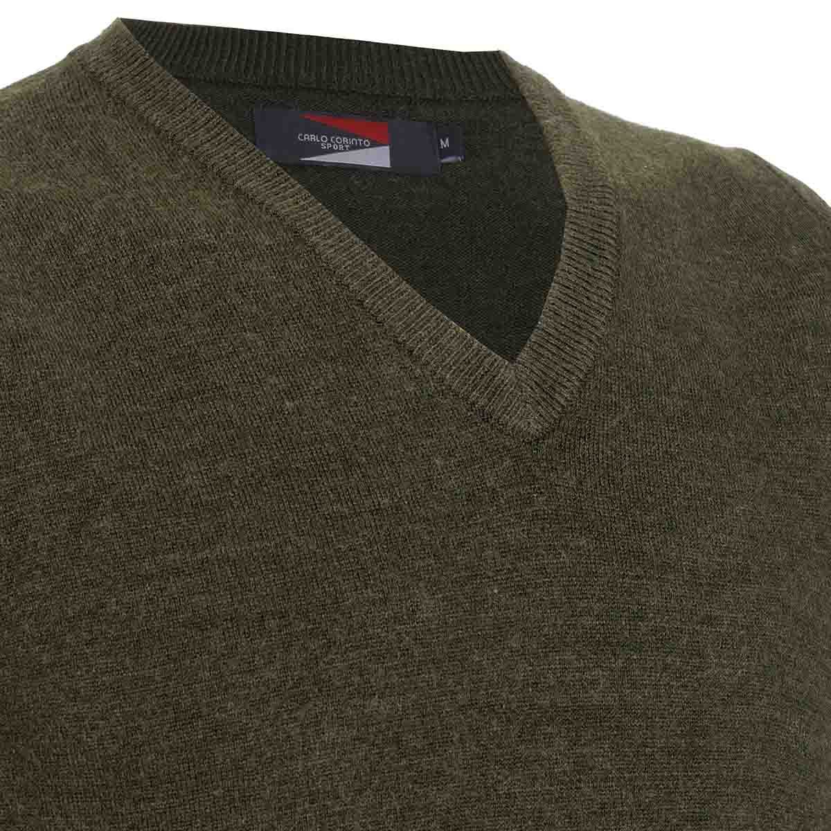 Chaleco Cuello V Cashmere Touch Carlo Corinto