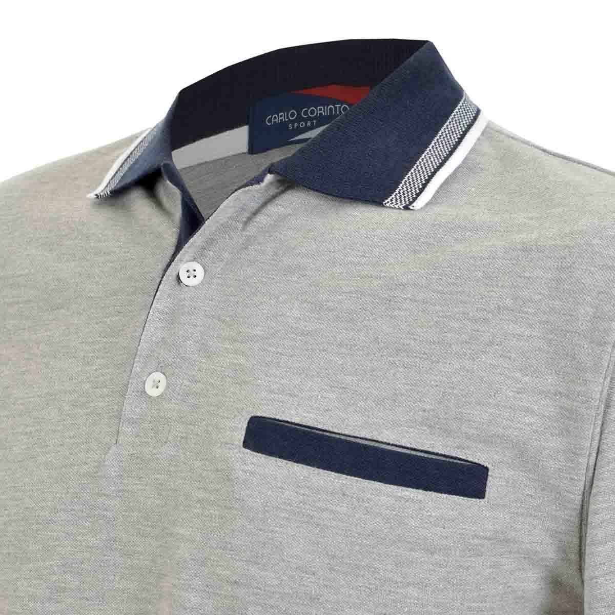 Playera Polo Cartera Simulada Carlo Corinto