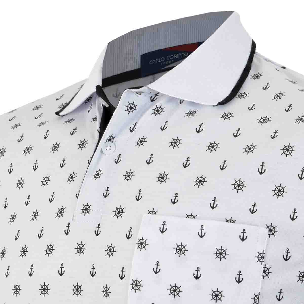 Playera Polo Estampada Carlo Corinto