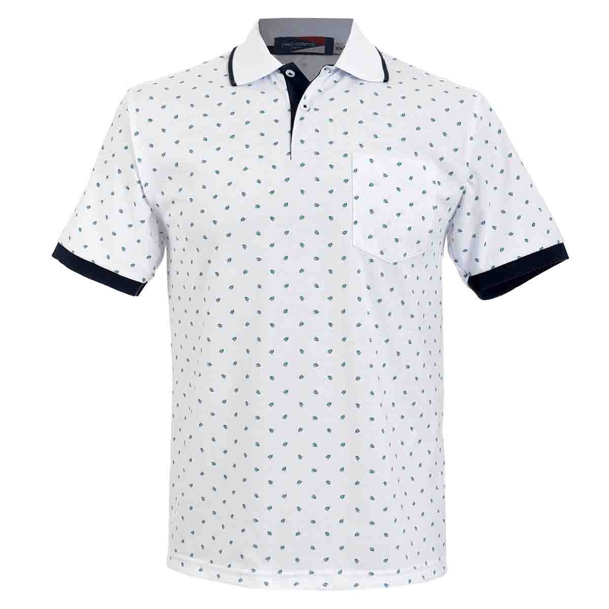 playera polo estampada