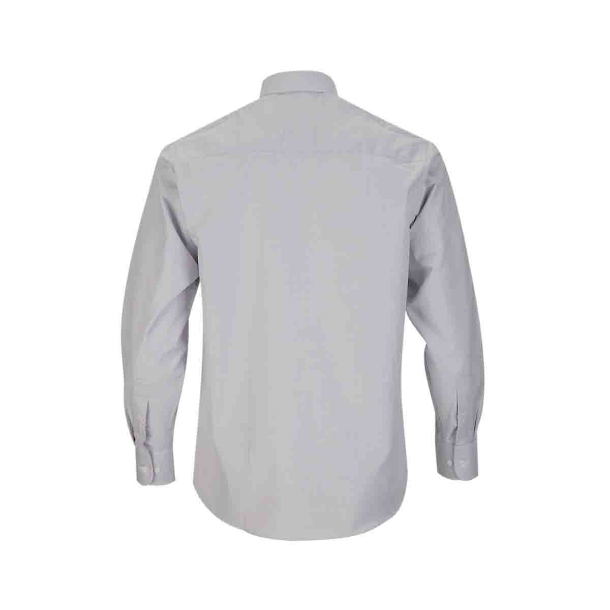 Camisa de Vestir Gris Bruno Magnani