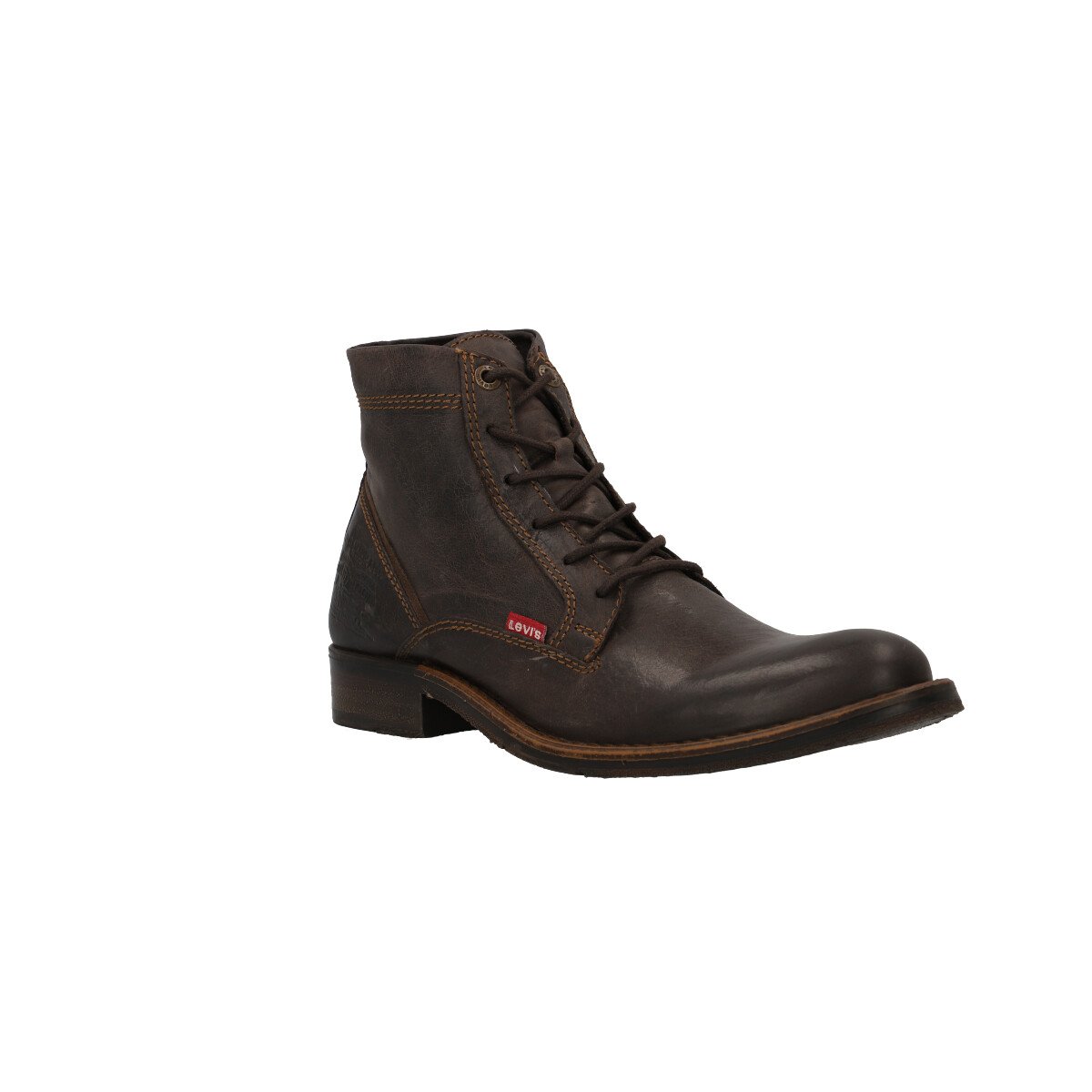 Bota de Piel Grabada Chocolate Levi's