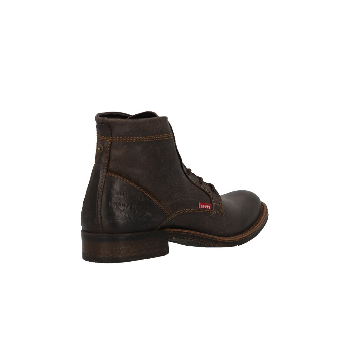Bota de Piel Grabada Chocolate Levi's