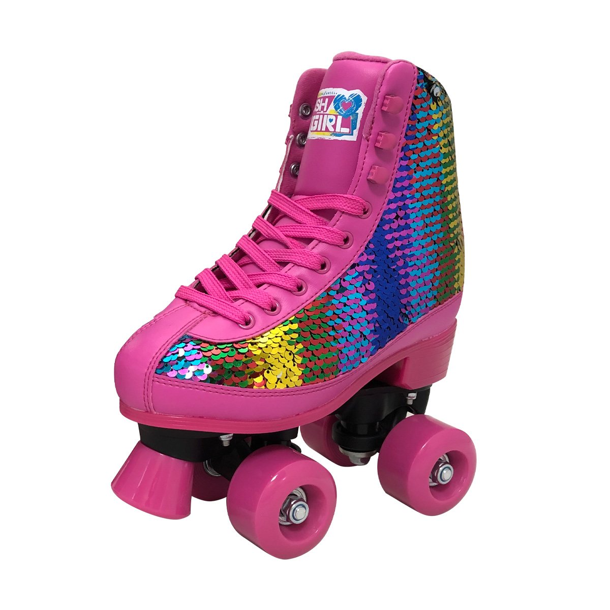 Patines Bota Rush Girl con Lentejuela Flying Wheel
