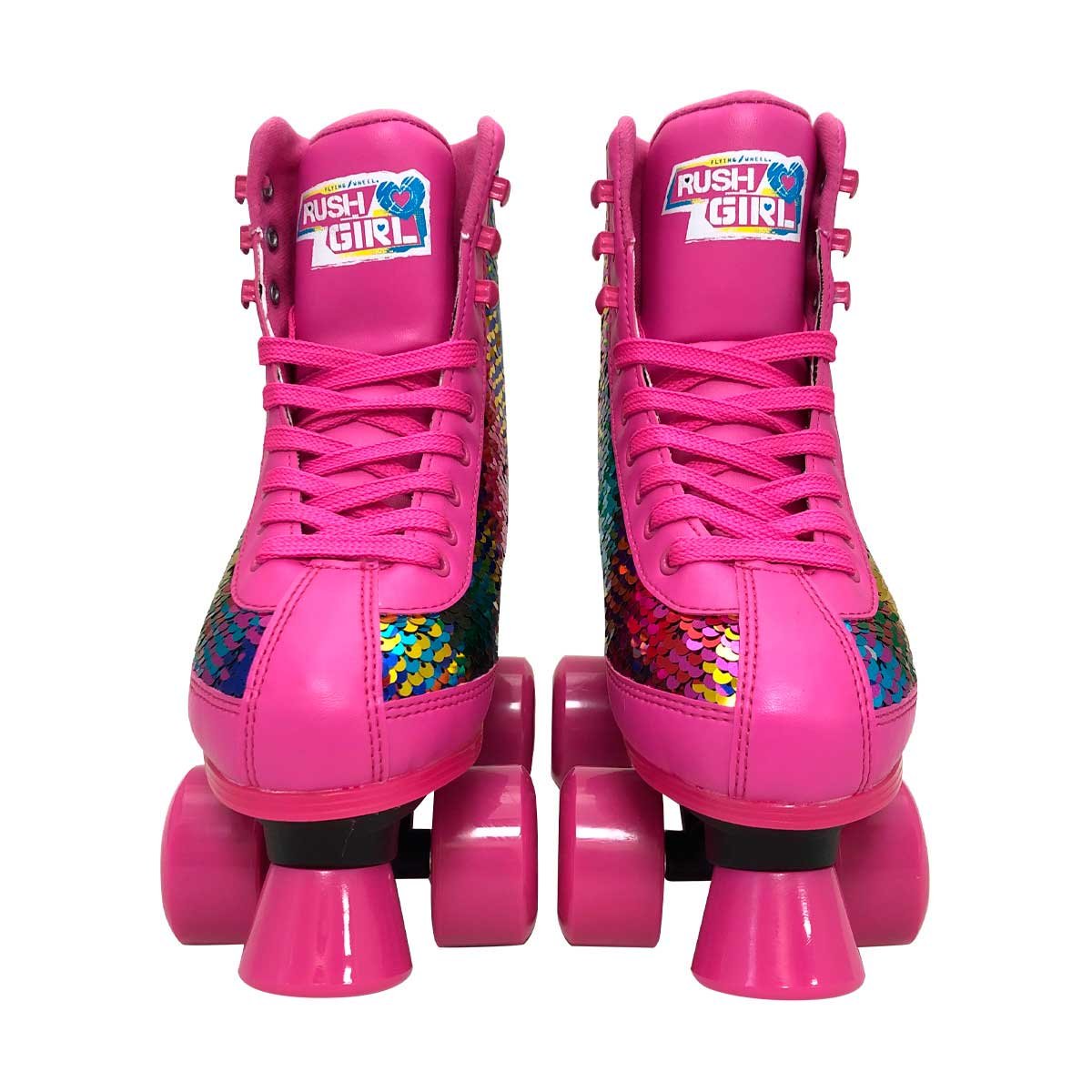 Patines Bota Rush Girl con Lentejuela Flying Wheel