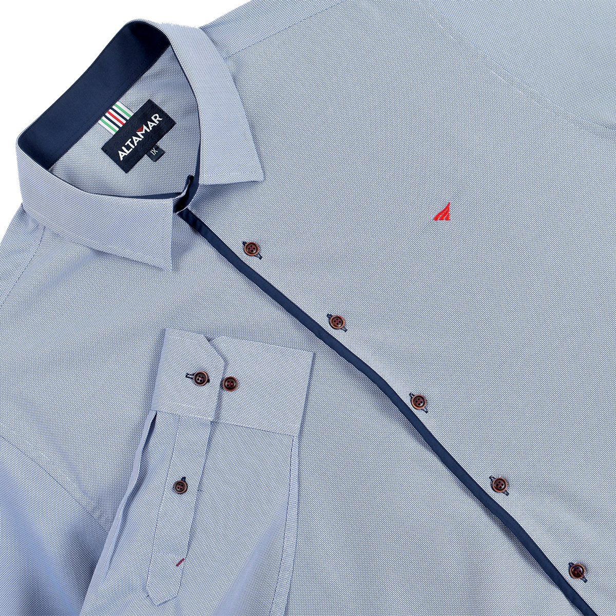 Camisa Manga Larga Estampada Altamar Mvk31728