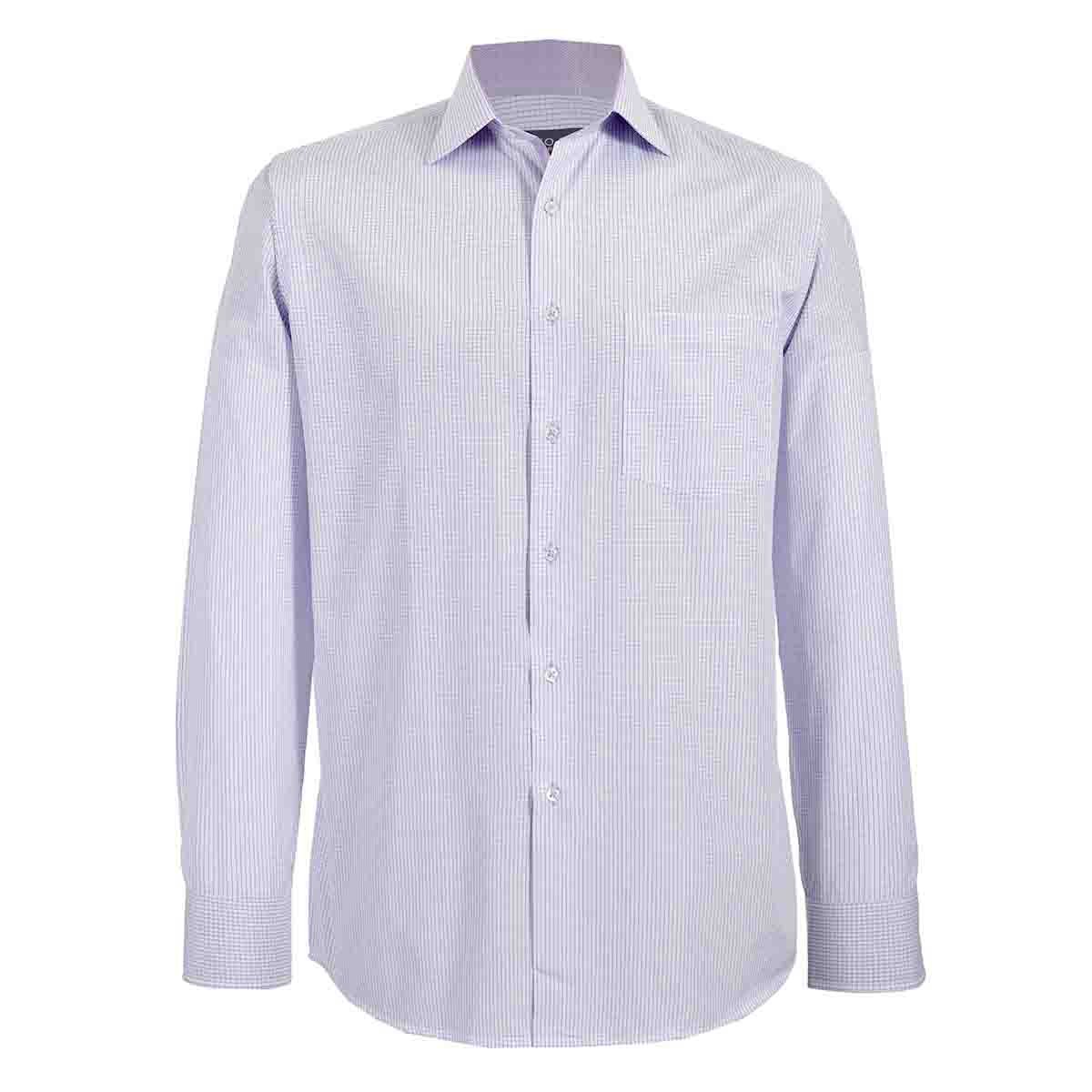 Camisa de Vestir Tradicional Morado Secf 07 Carlo Corinto