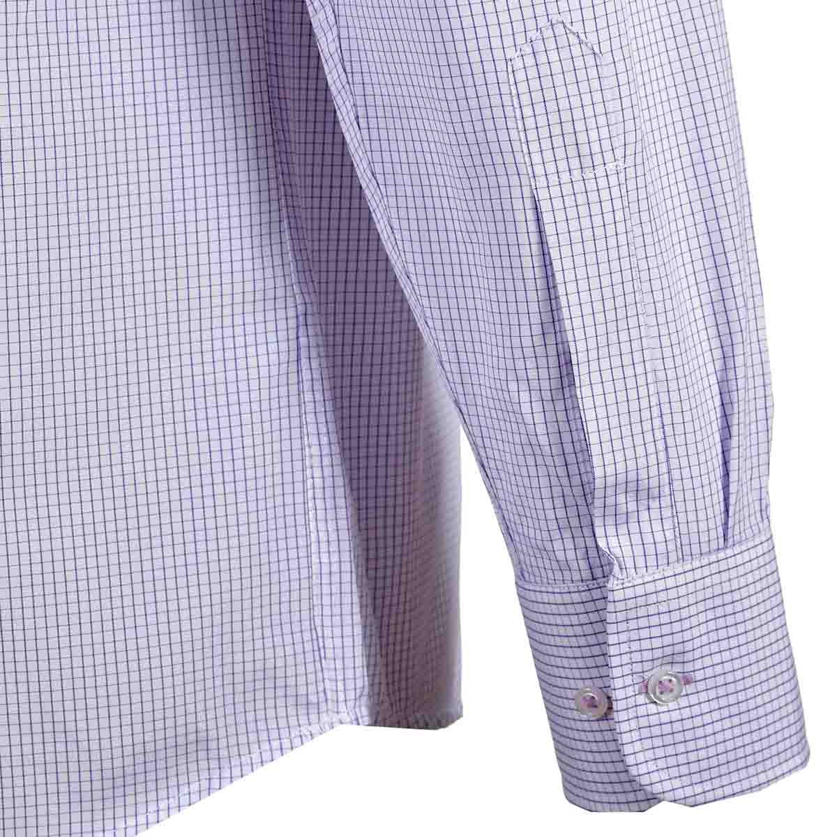Camisa de Vestir Tradicional Morado Secf 07 Carlo Corinto
