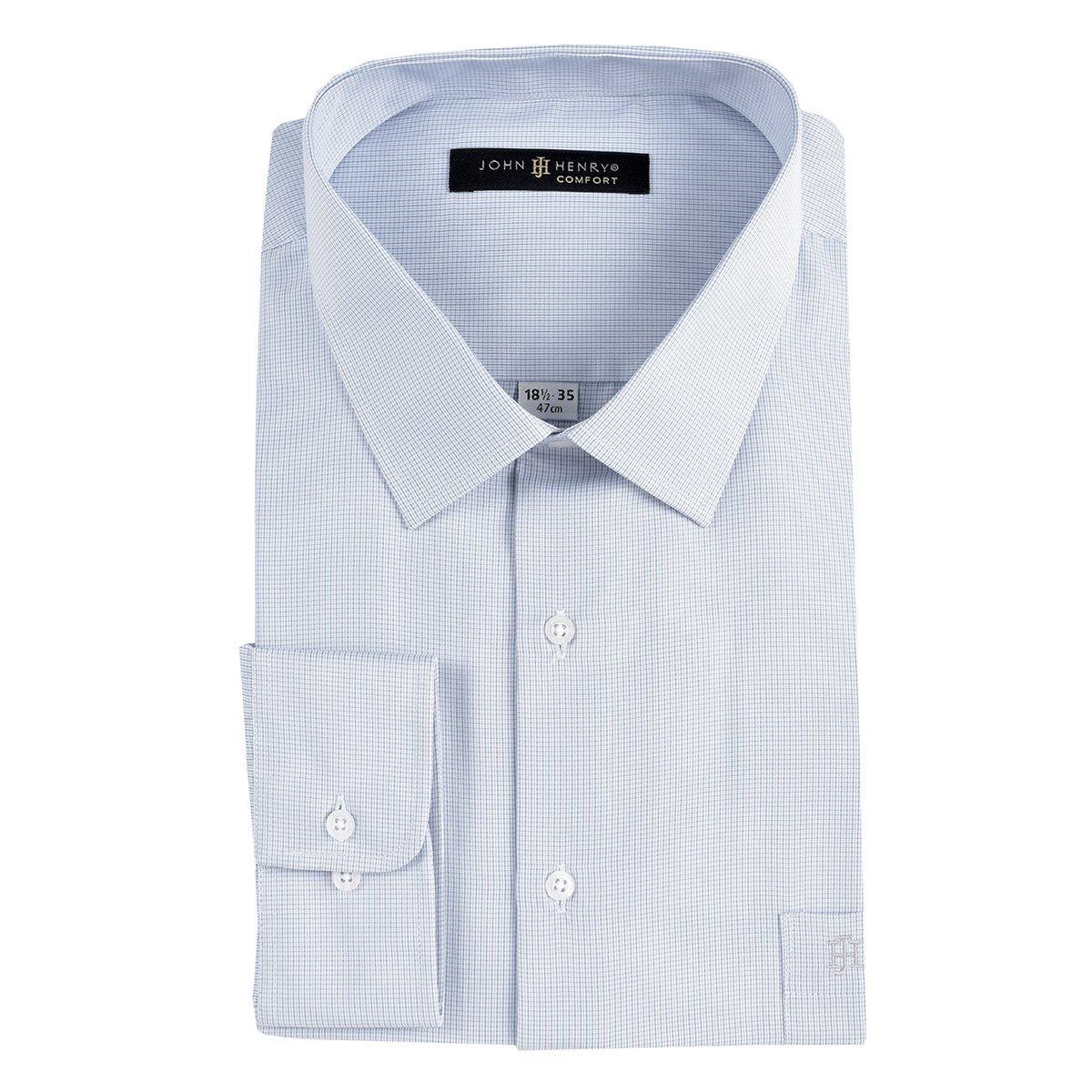 Camisa Manga Larga Mini Cuadro Lila John Henry Jv24T6302
