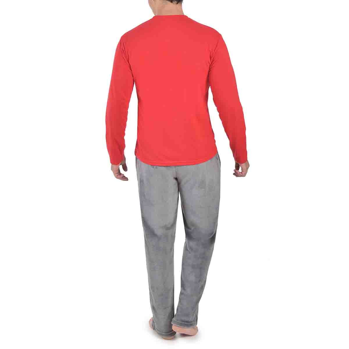 Pijama Chifón Flannel con Pantufla Isotoner
