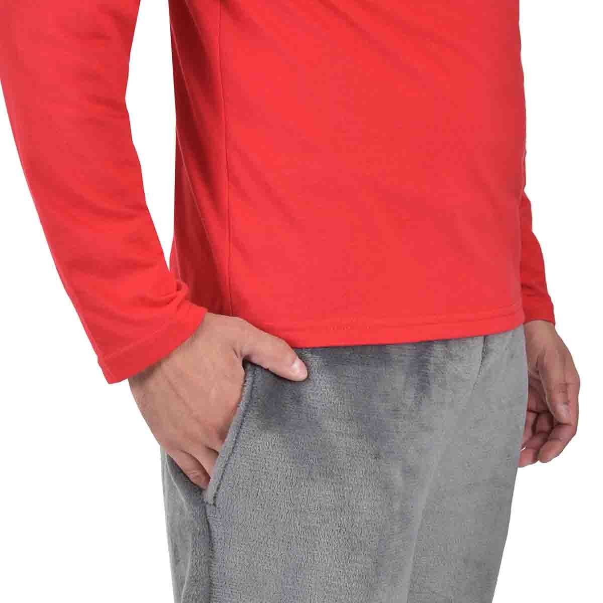 Pijama Chifón Flannel con Pantufla Isotoner