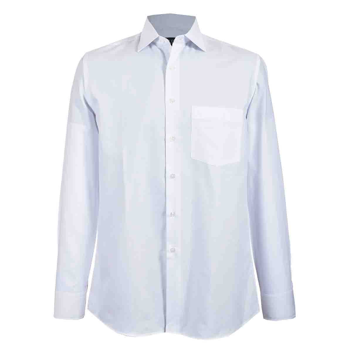 Camisa de Vestir Tradicional Blanco Secf 08 Carlo Corinto
