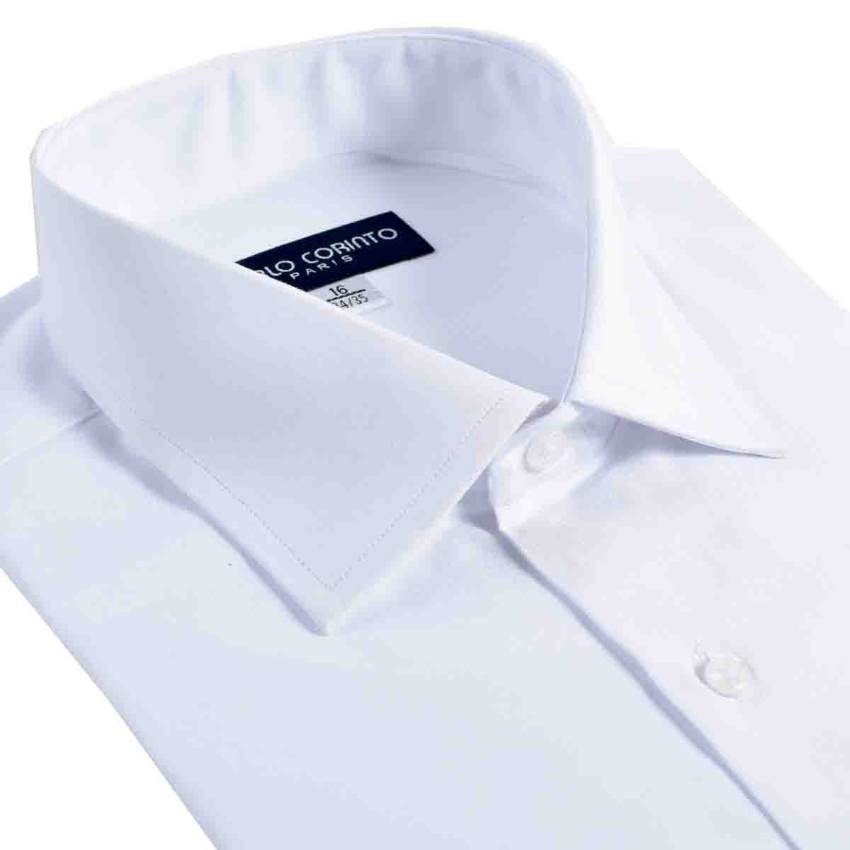 Camisa de Vestir Tradicional Blanco Secf 08 Carlo Corinto