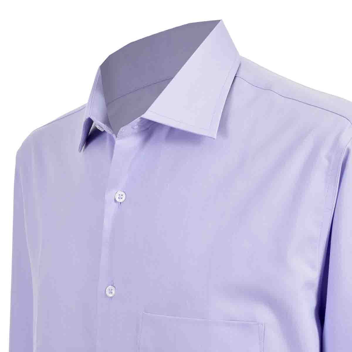 Camisa de Vestir Tradicional Morado Secf 08 Carlo Corinto