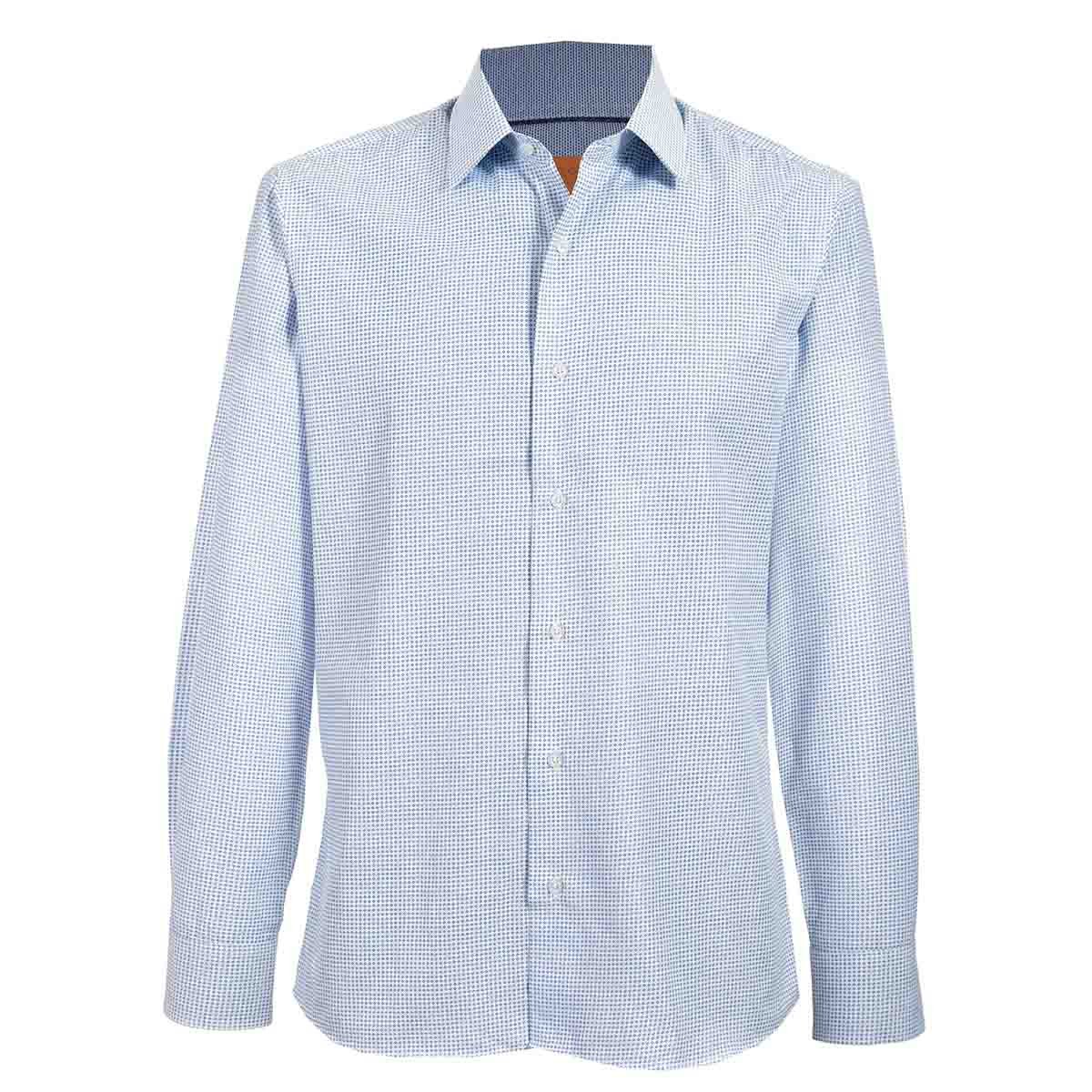 Camisa Vestir Slim Fit Blanco Combinado Carlo Corinto Life08F19