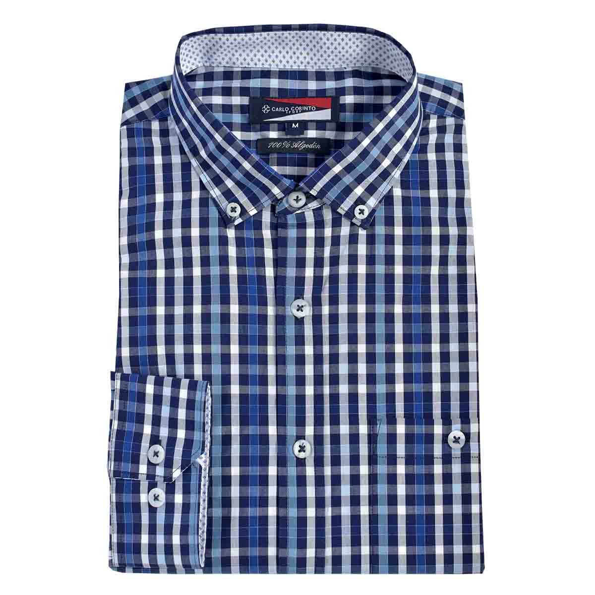 Camisa Casual Manga Larga Regular Mustang Carlo Corinto